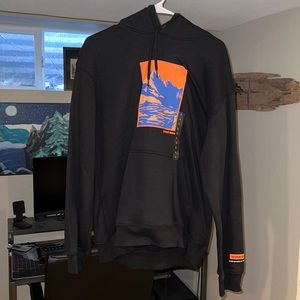 Black H&M hoodie, mens size L, never worn